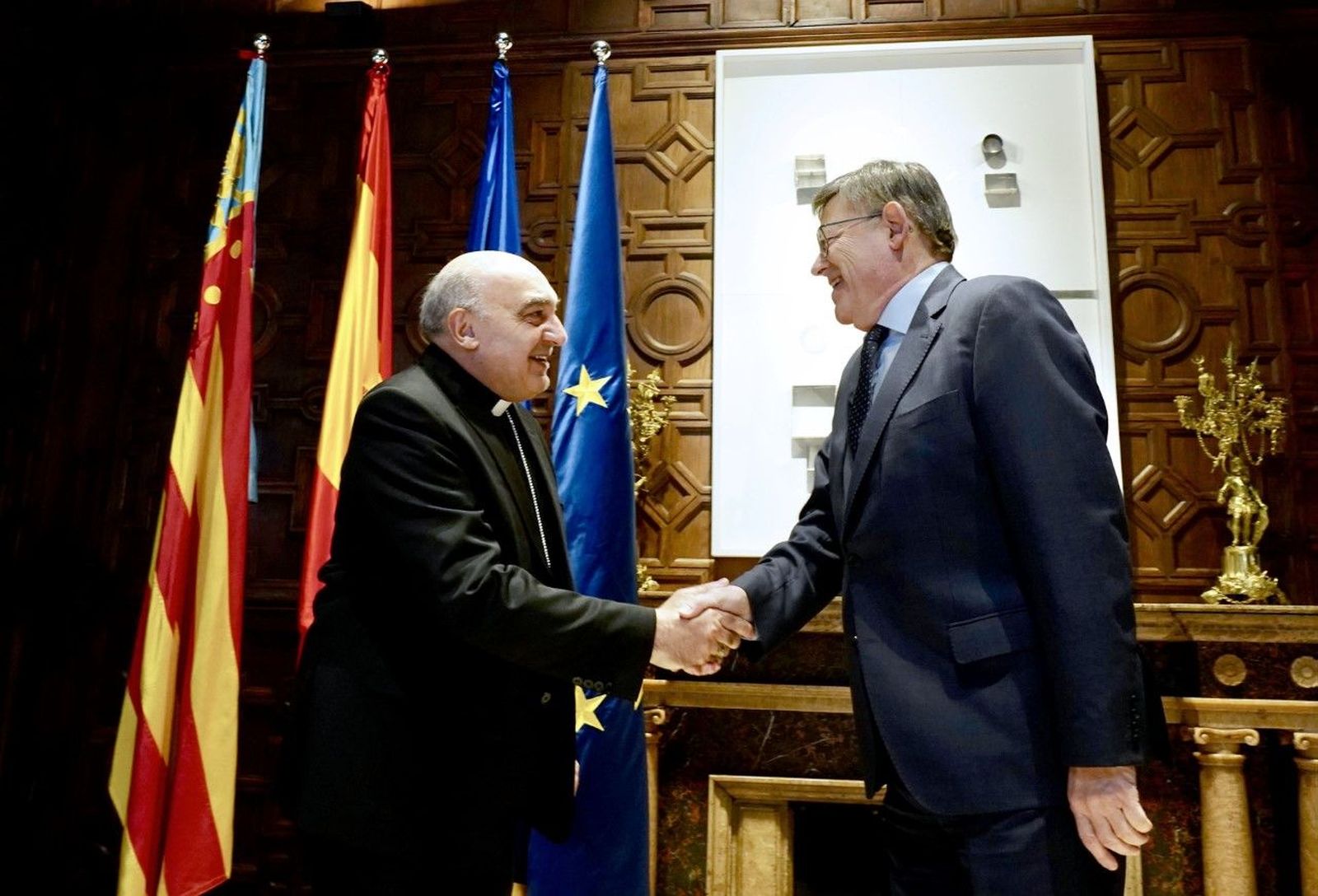 Ximo Puig  se reúne con Enrique Benavent