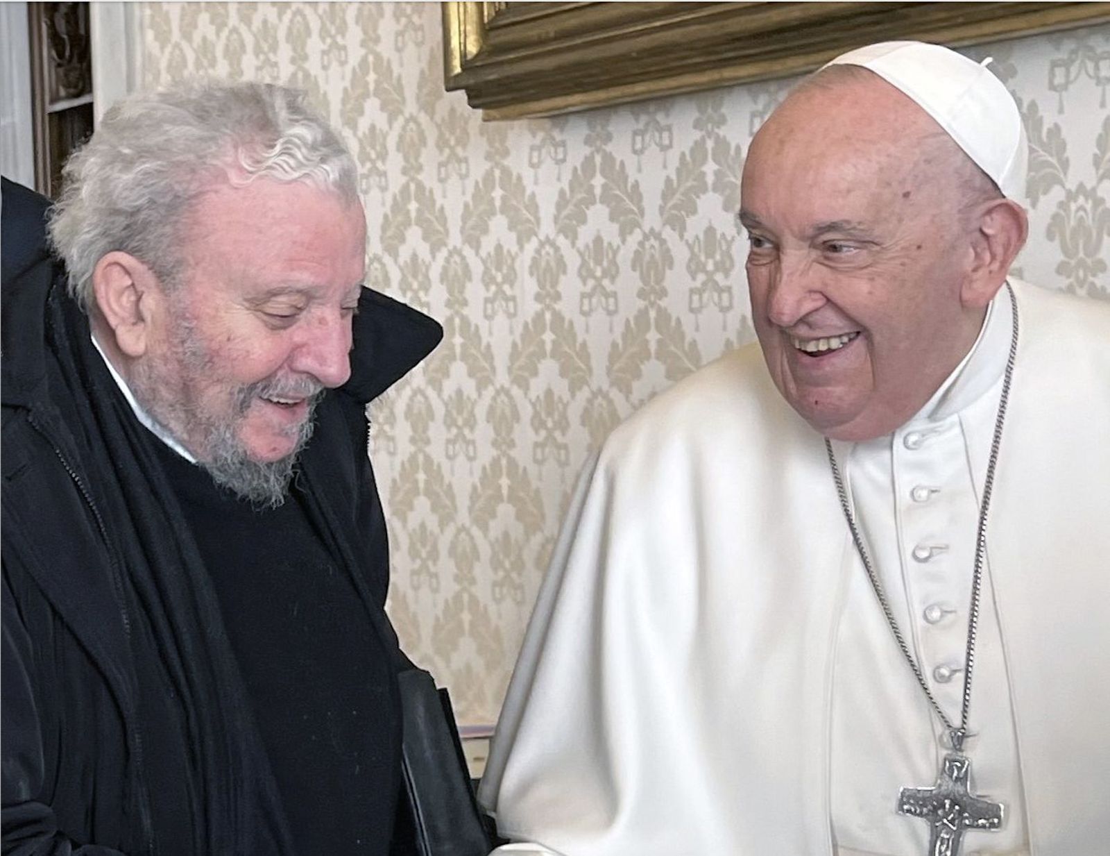 Francisco, con Kiko Argüello, iniciador del Camino Necarecumenal