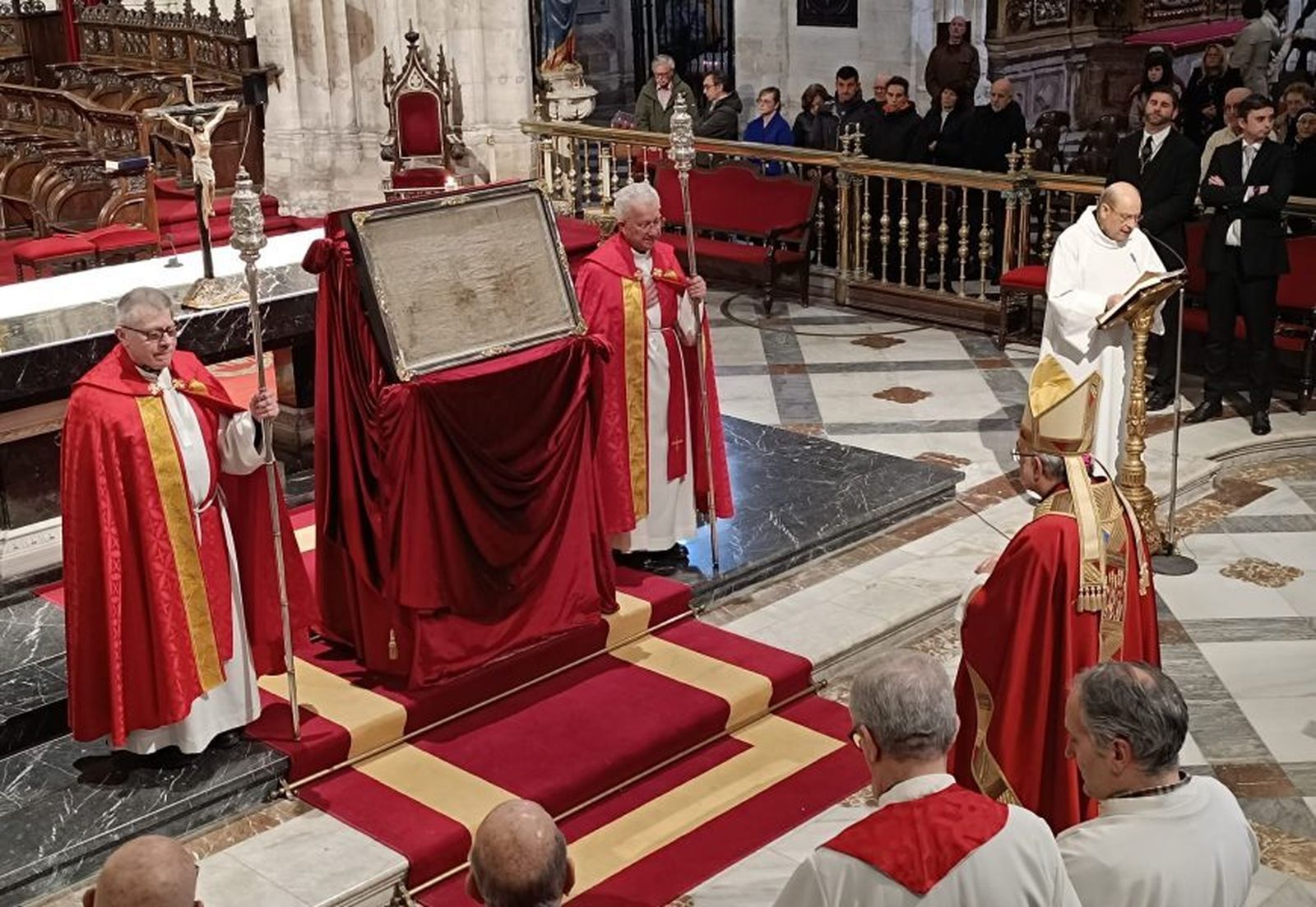 Jesús Sanz, en la catedral de Oviedo