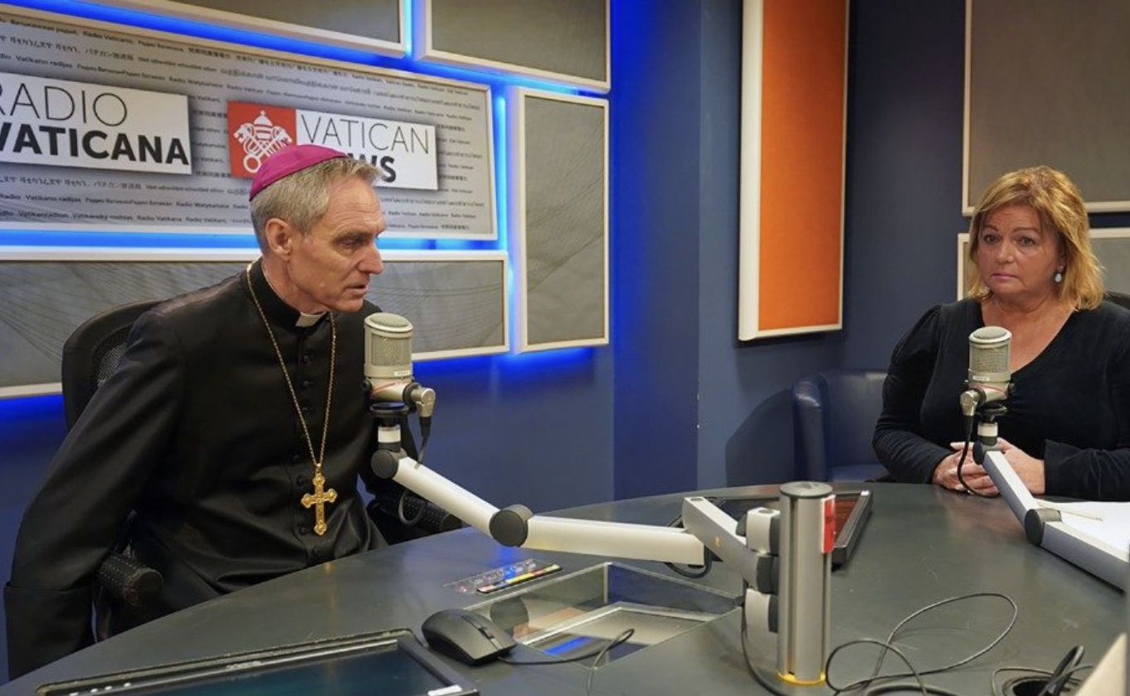 Georg Gänswein, durante la entrevista