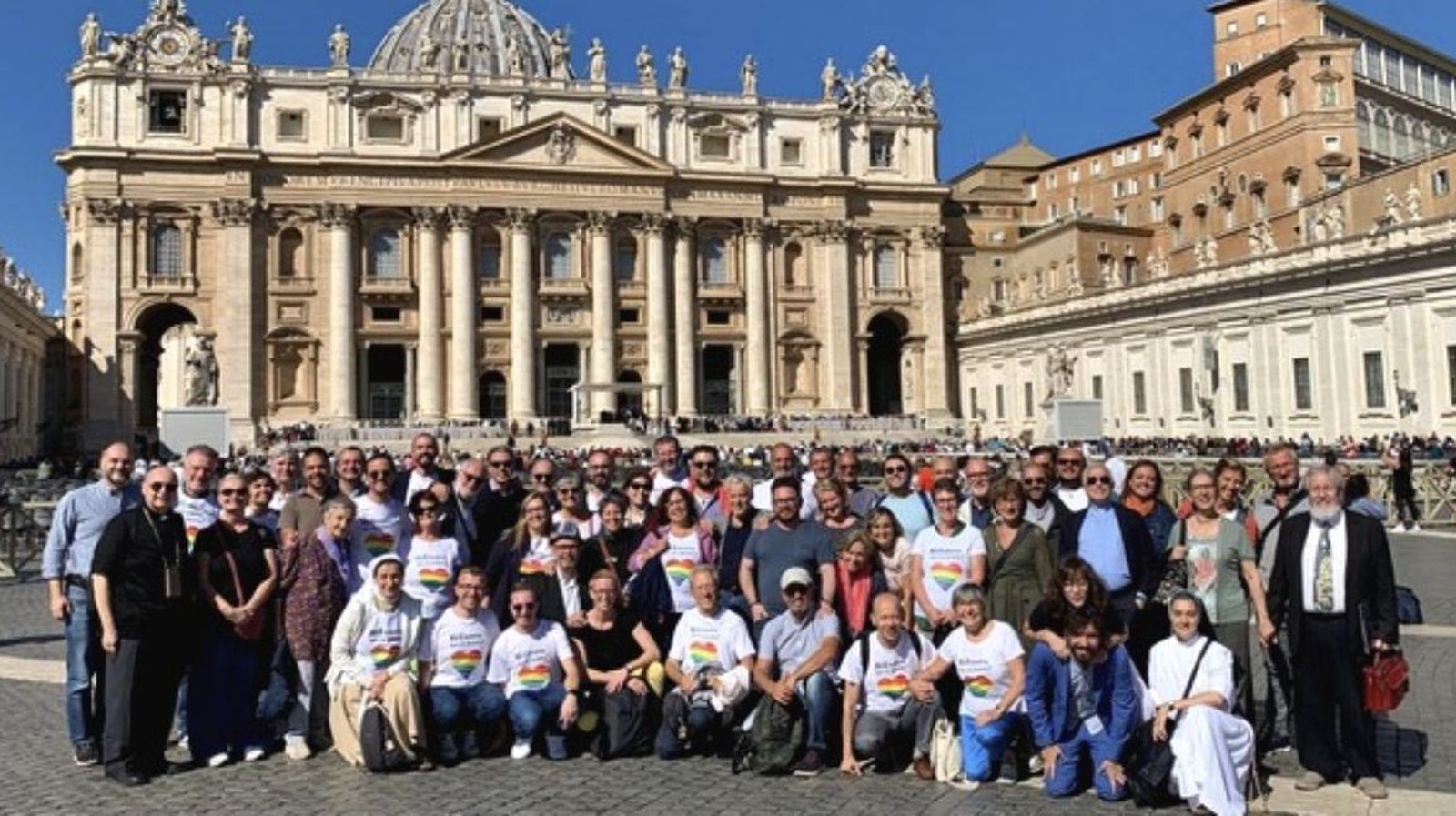 Miembros del coiectivo La tenda di Gionata de acompañamiento a cristianos LGBT