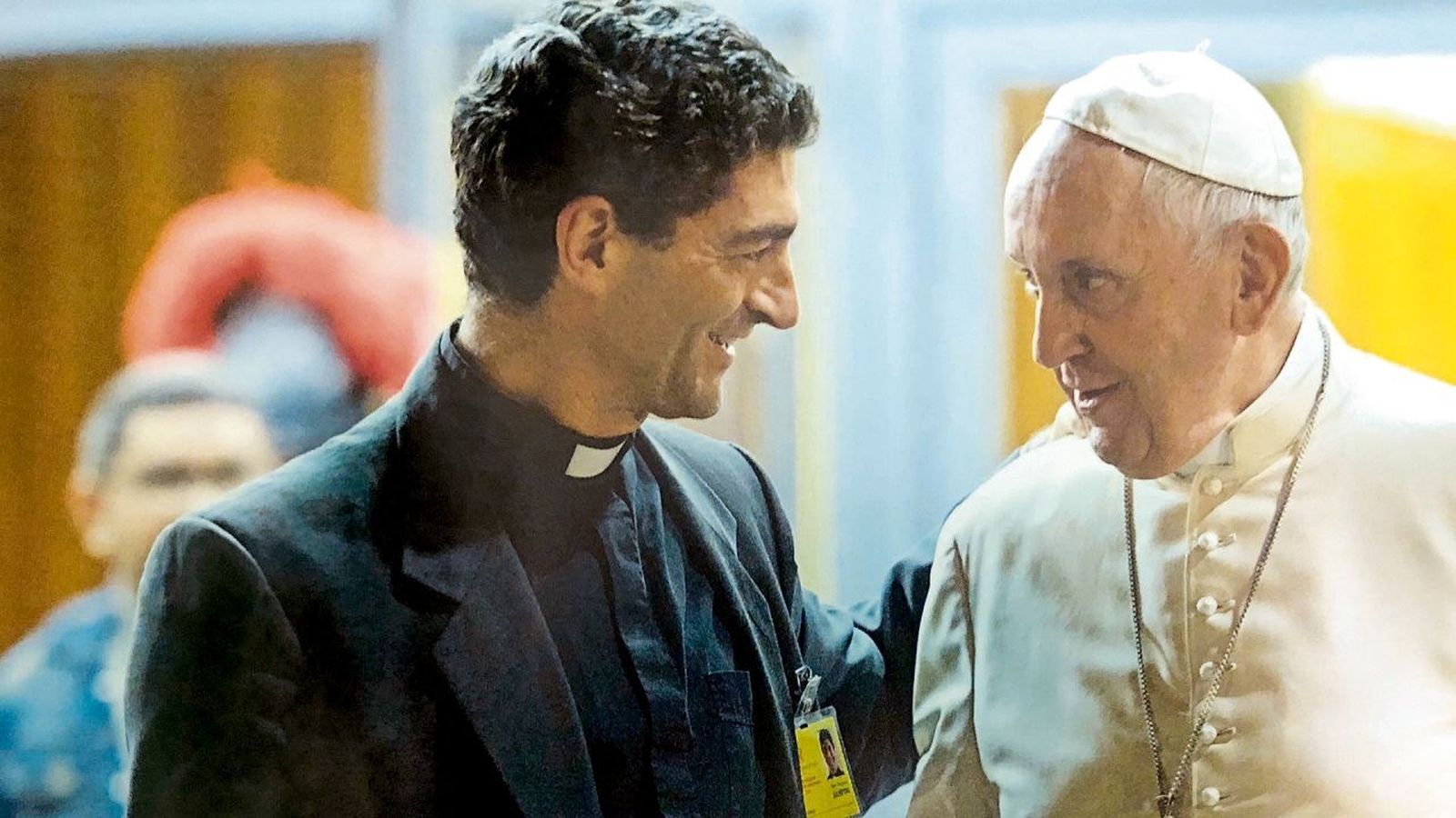 Augusto Zampini con el Papa Francisco