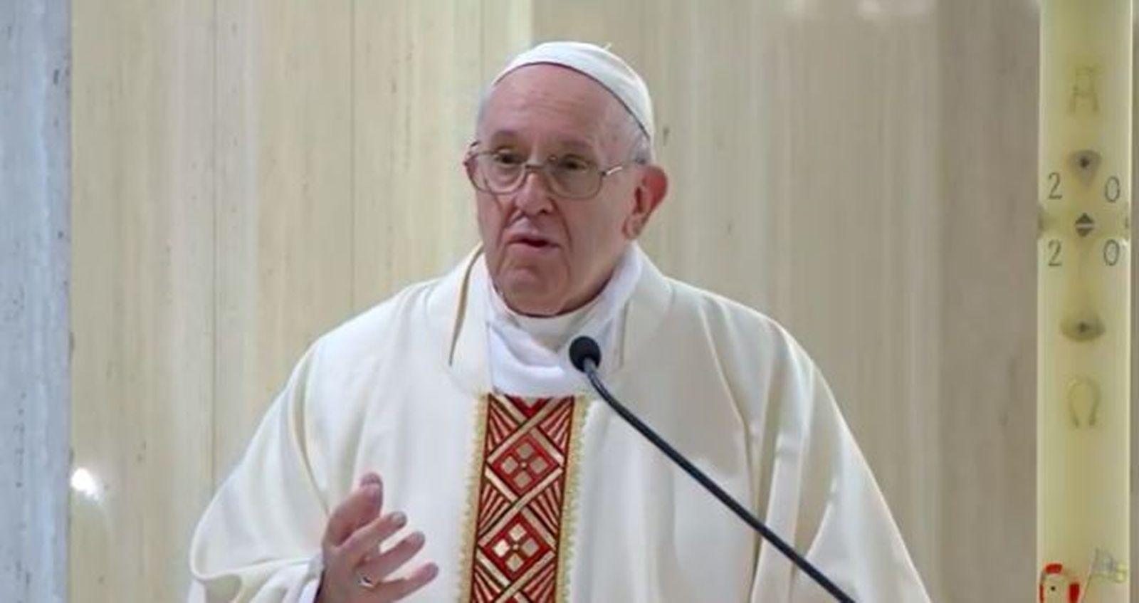 El Papa, en la misa de esta mañana