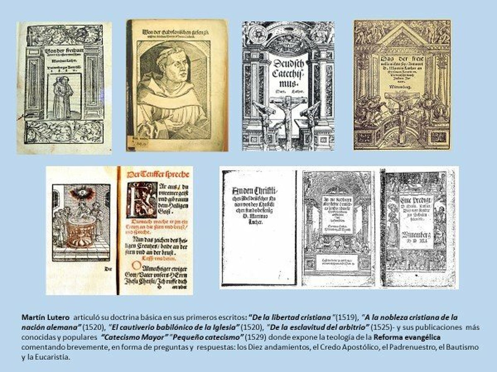Obras escritas por Lutero