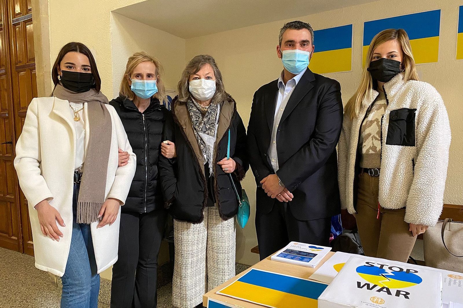 Campaña 'La UPSA con Ucrania'