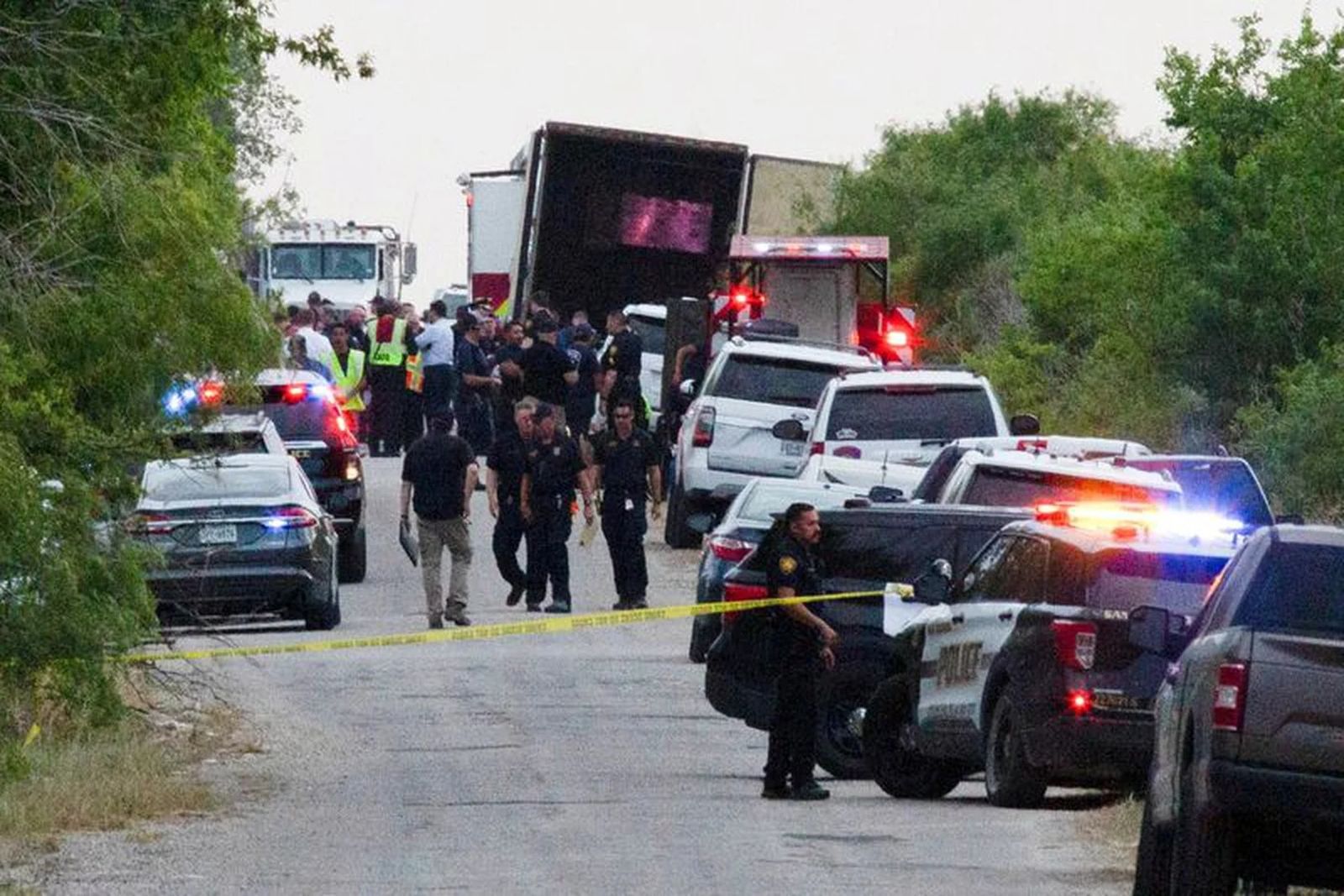 Migrantes muertos en Texas