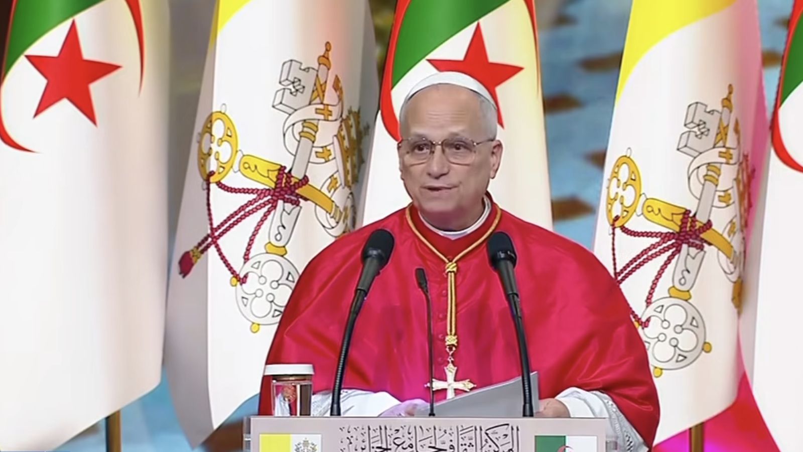 León XIV, a las autoridades de Argelia