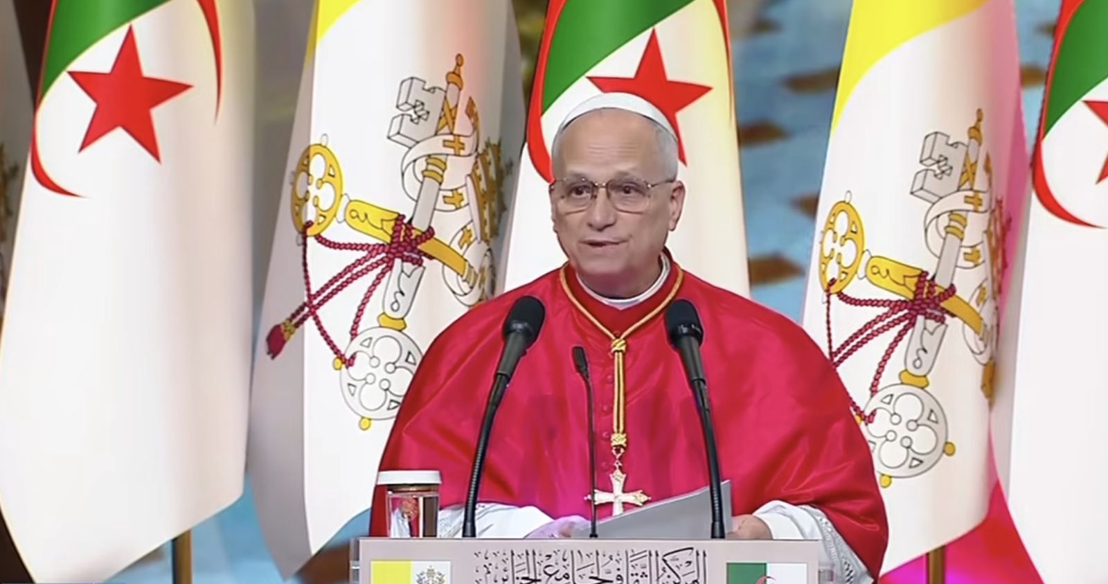 León XIV, a las autoridades de Argelia