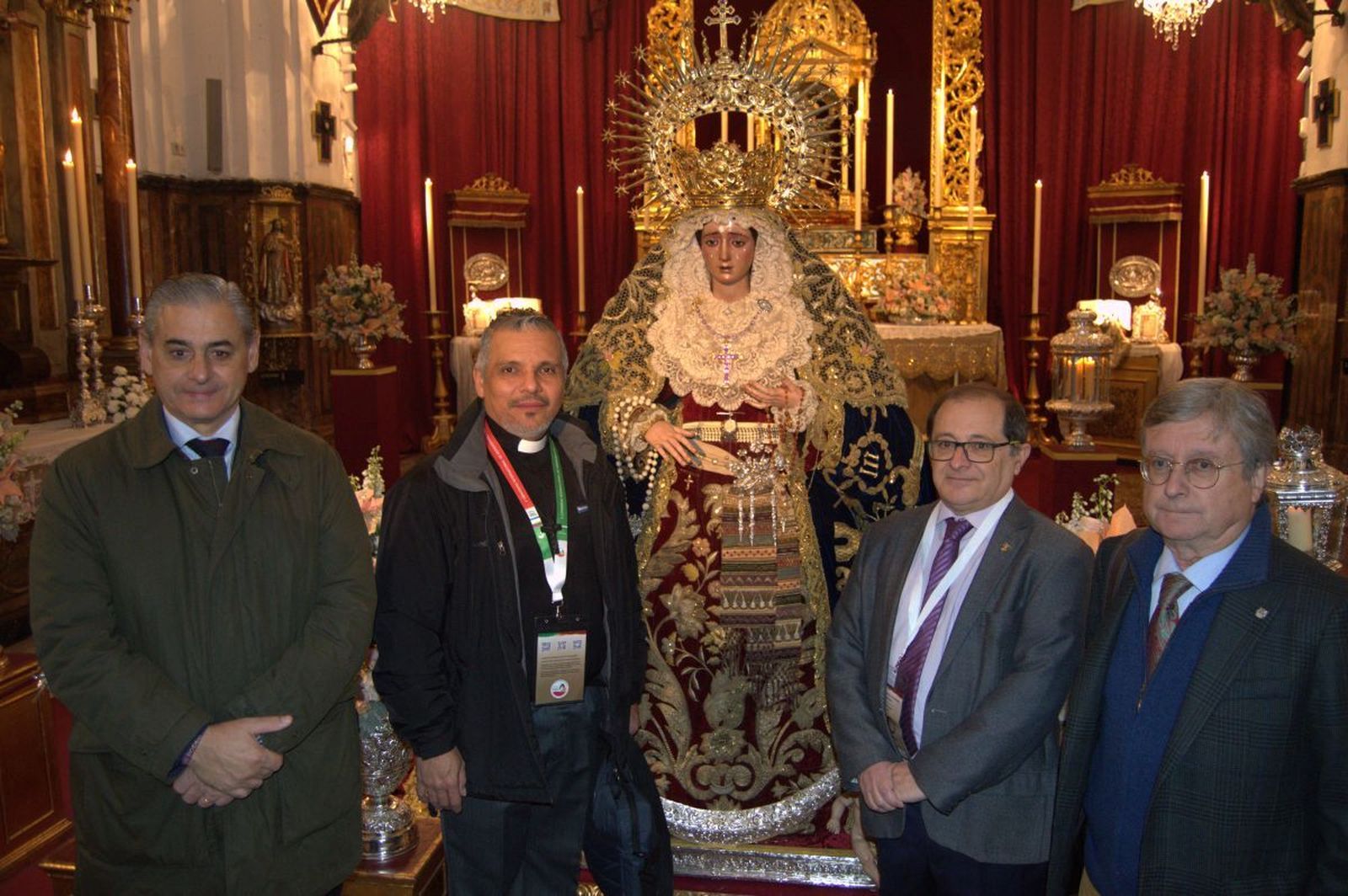 Primera salida fuera de Andalucía de la Virgen de Montserrat de Sevilla