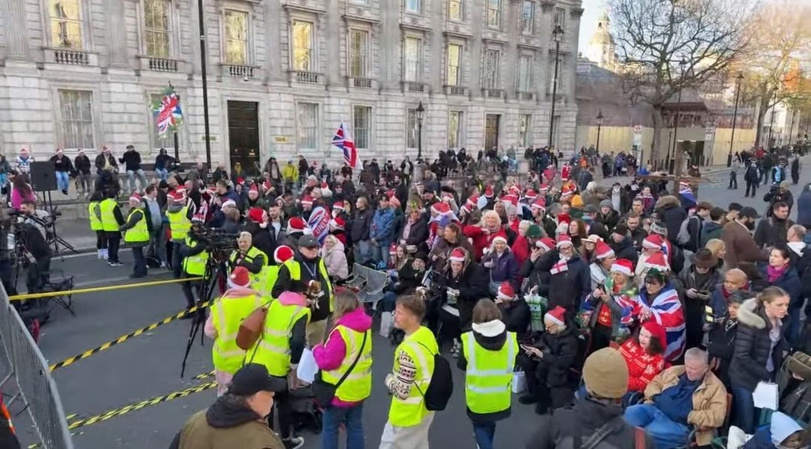Concentración 'navideña' en Londres