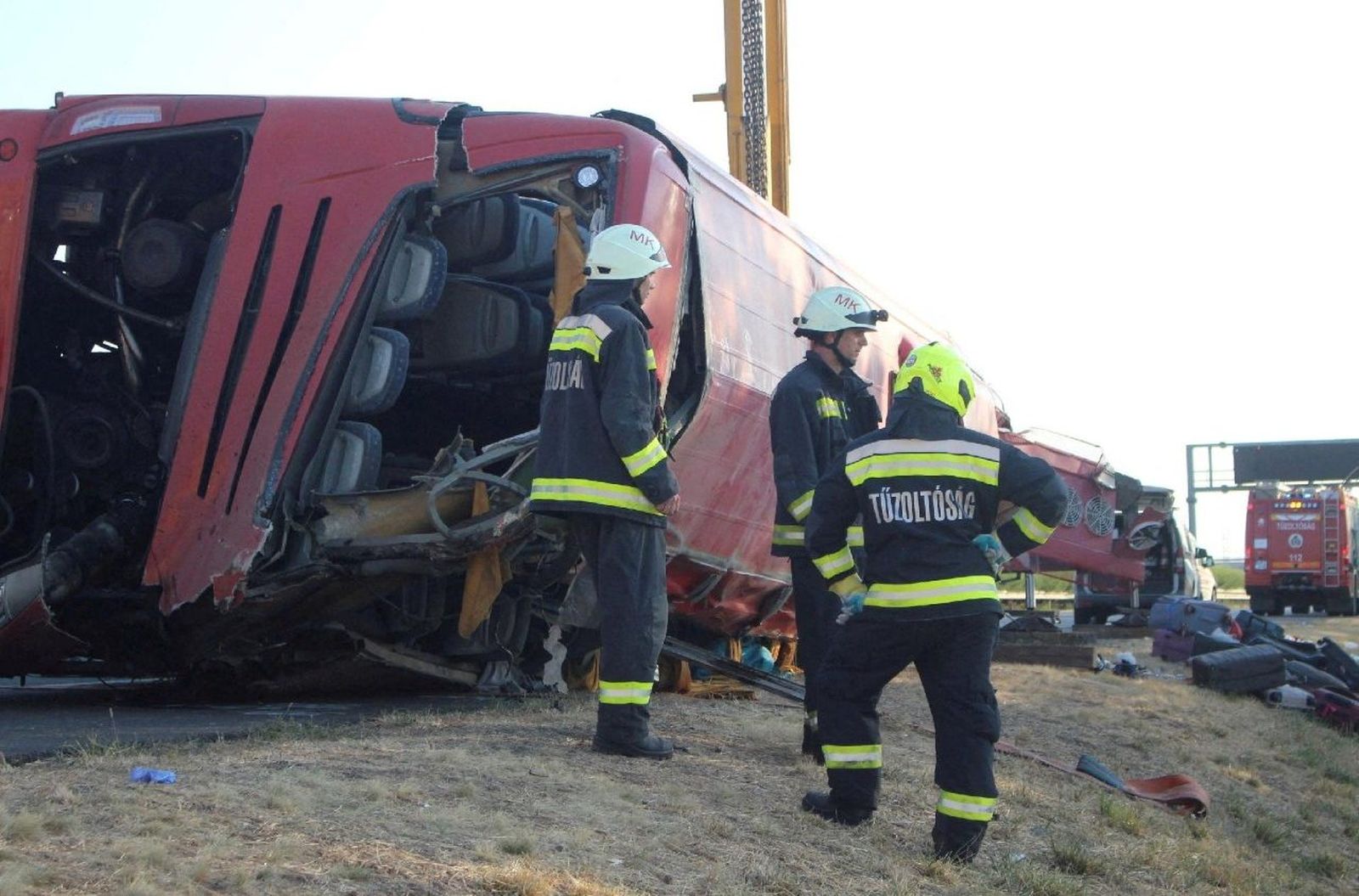 El autocar siniestrado