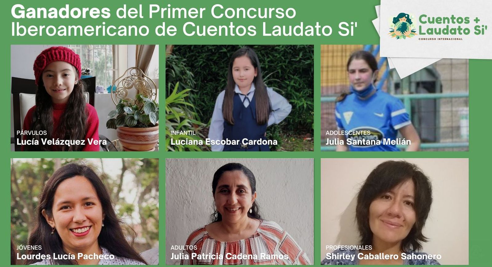 Ganadores de los Cuentos Laudato Si