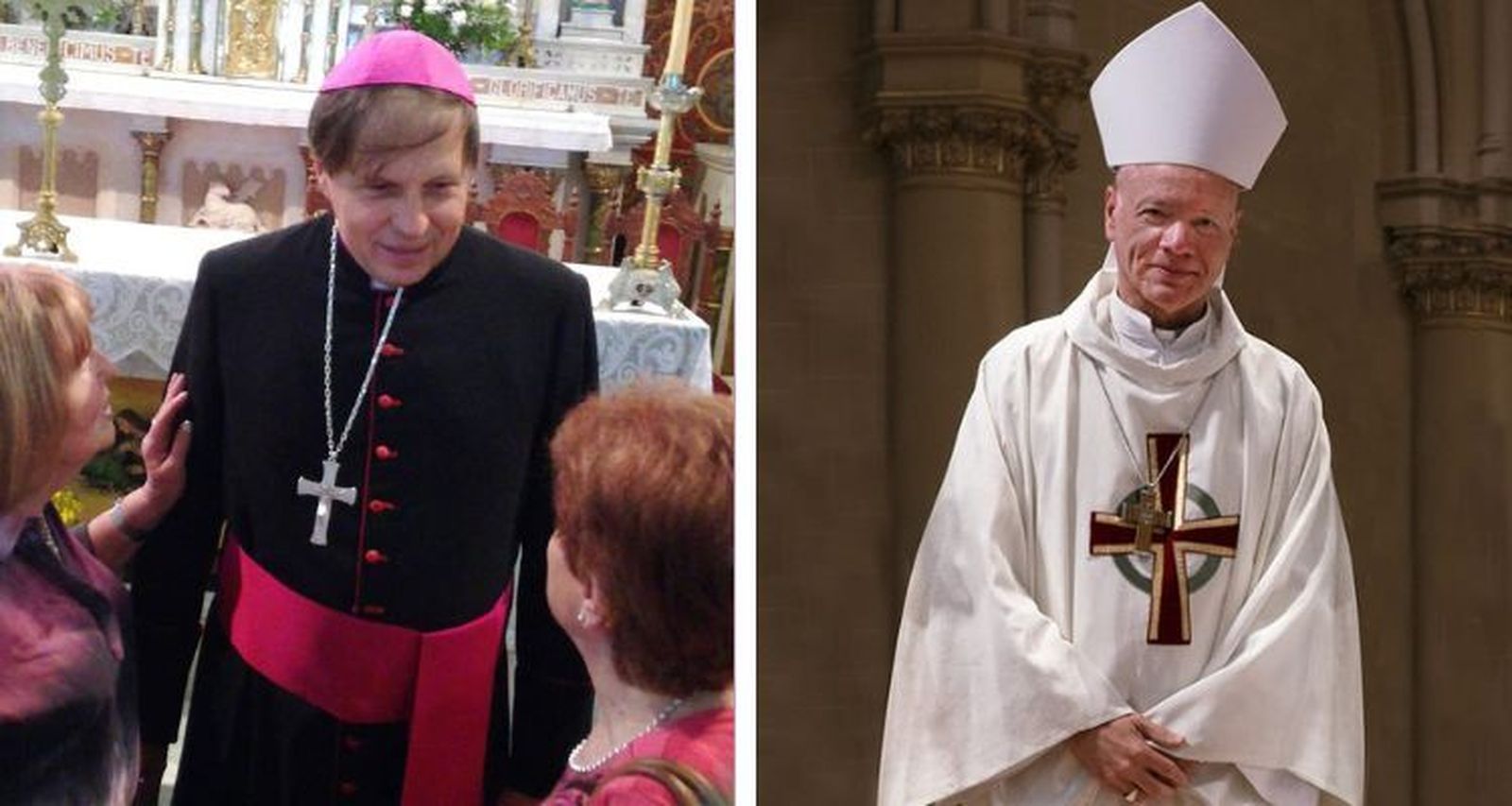 Mons. Wagner y Mons. Caride