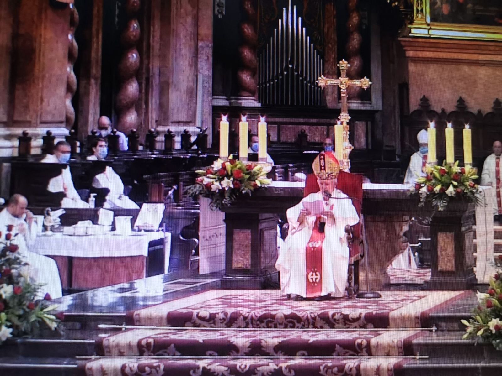 Cañizares en su homilía.