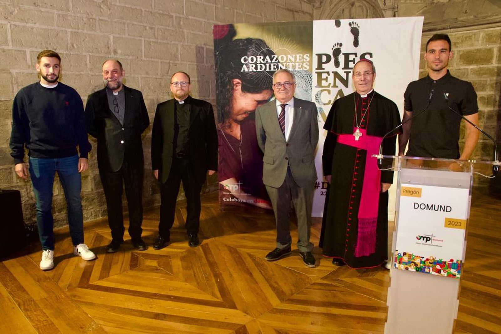 El presidente de Osasuna, entre el Domund y la misión
