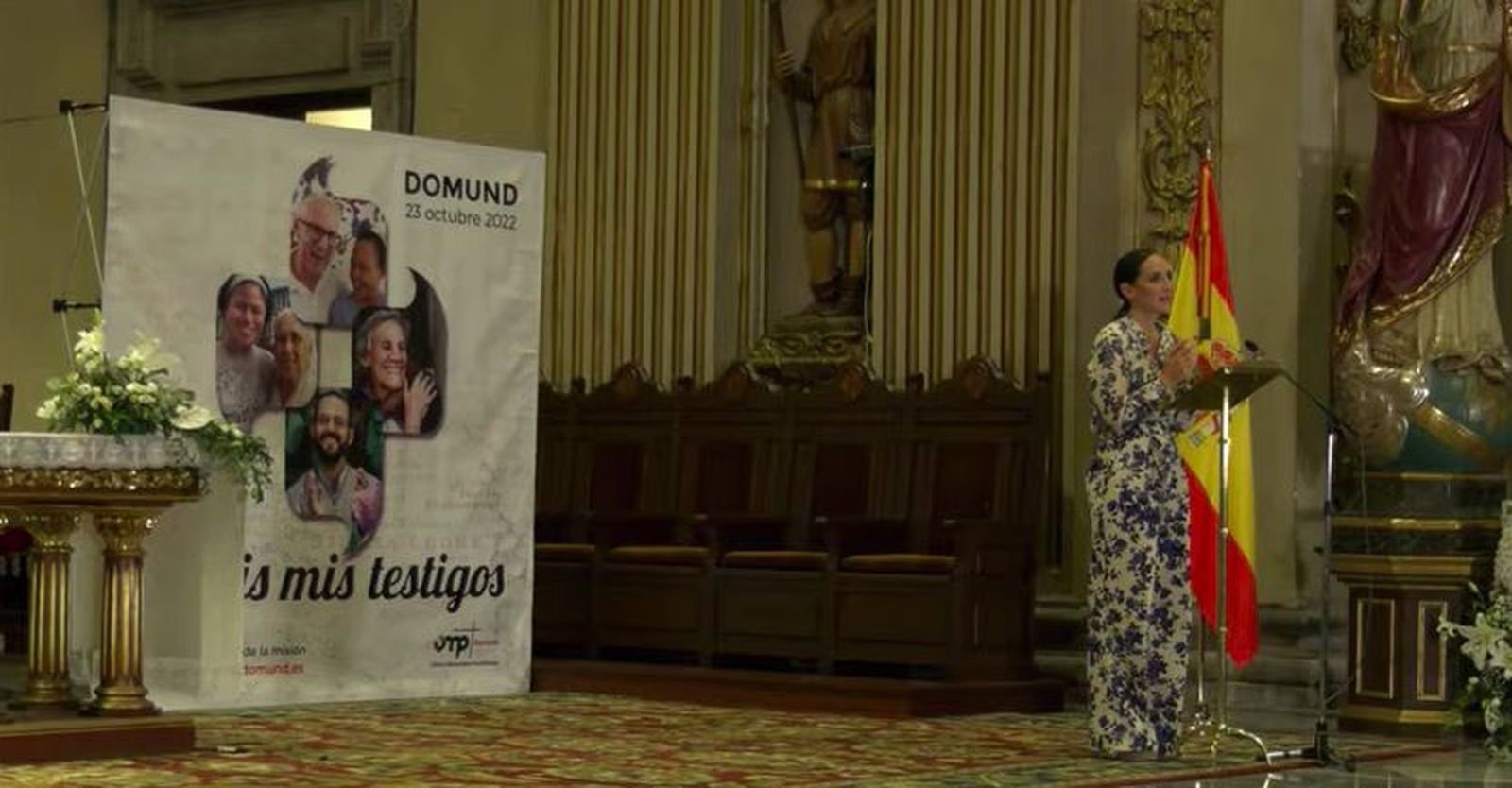 Tamara Falcó, en el pregón del Domund