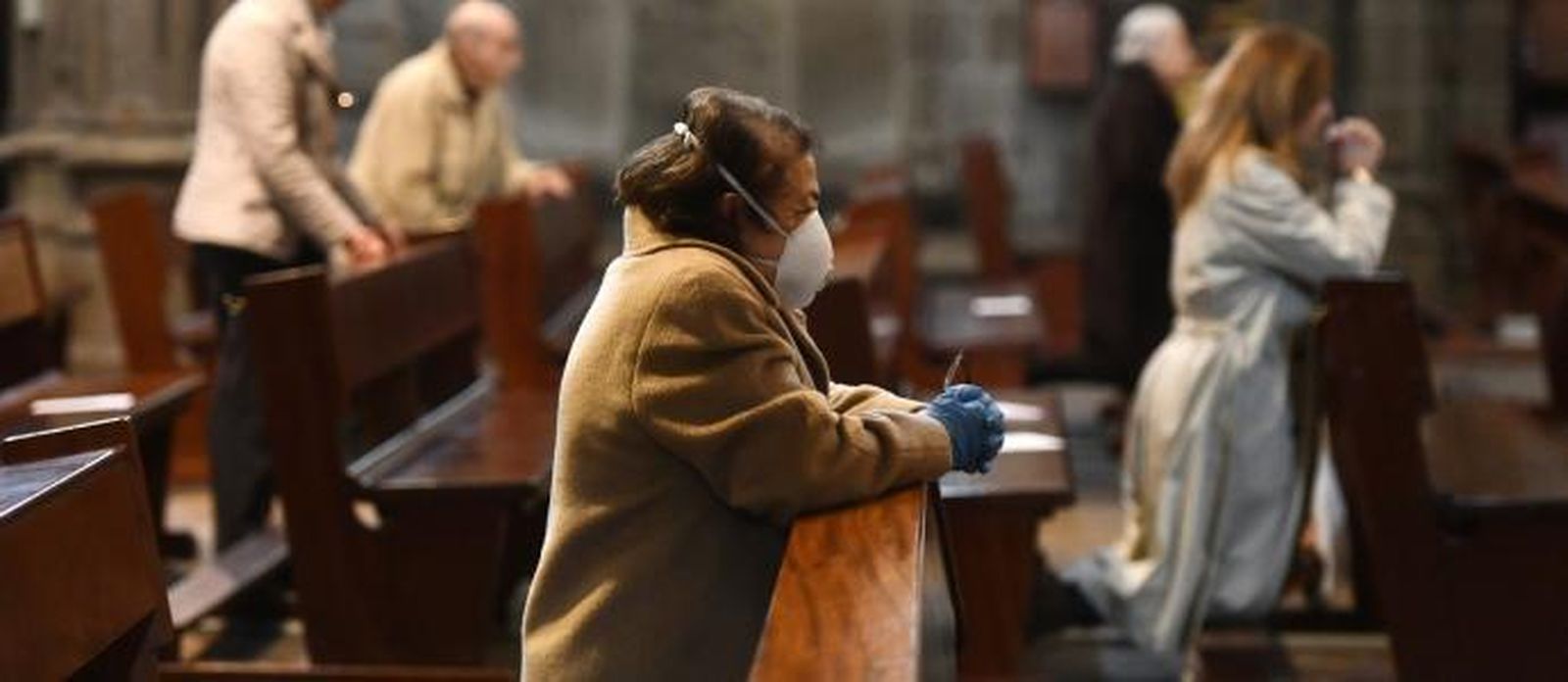 Mascarillas en las misas