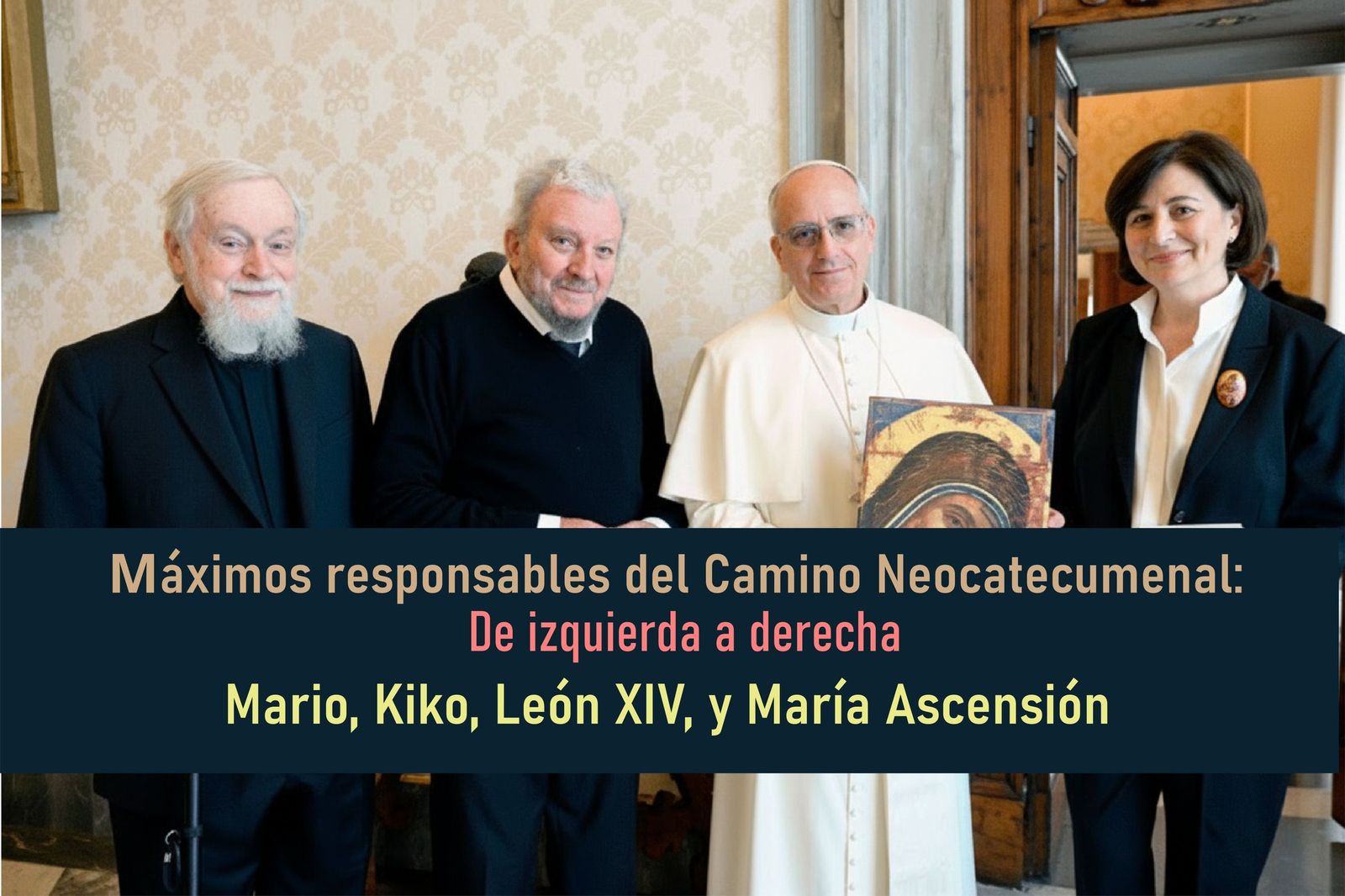 Máximos responsables del Camino Neocatecumenal: León XIV a la cabeza