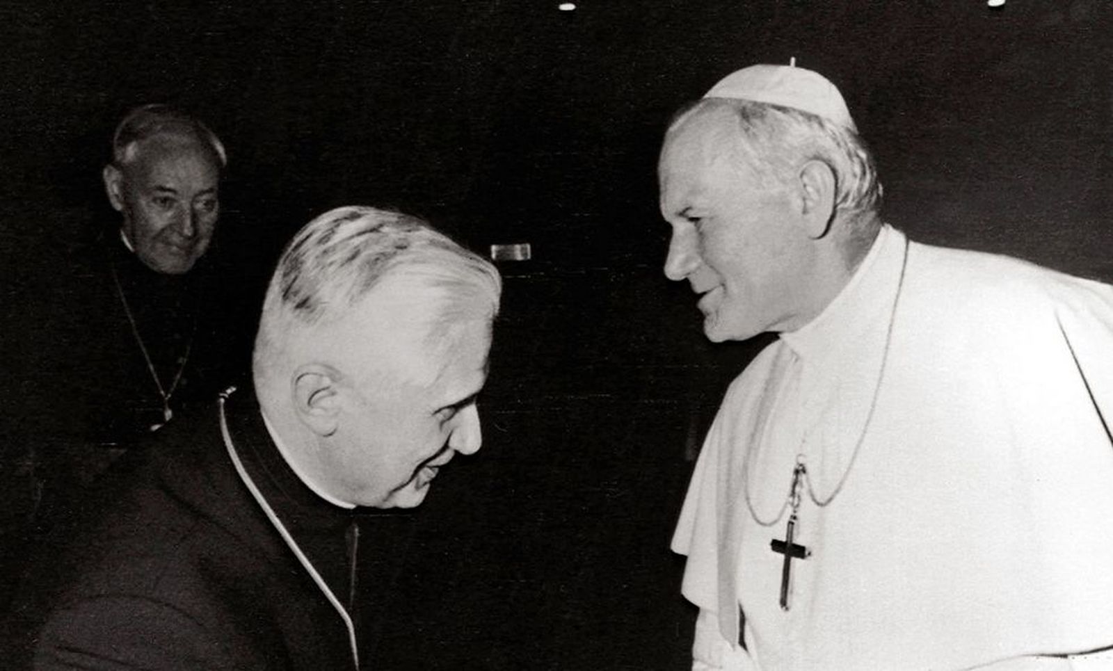 Joseph Ratzinger y Juan Pablo II