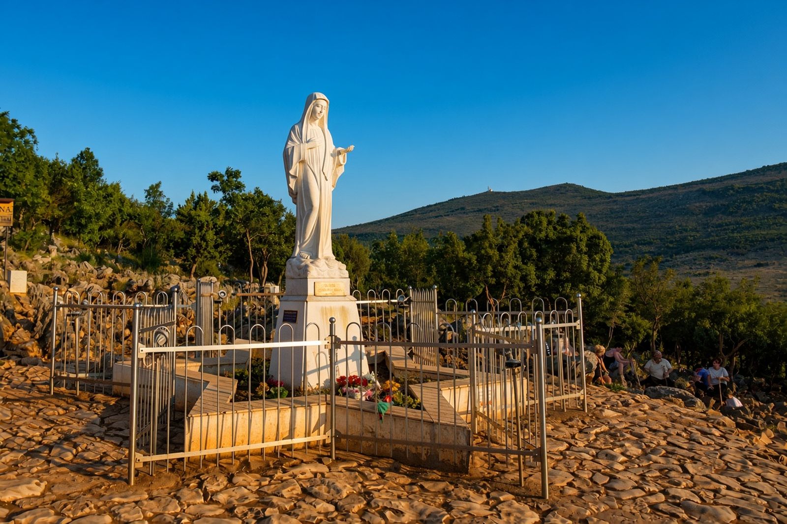 Colina de las apariciones en Medjugorje