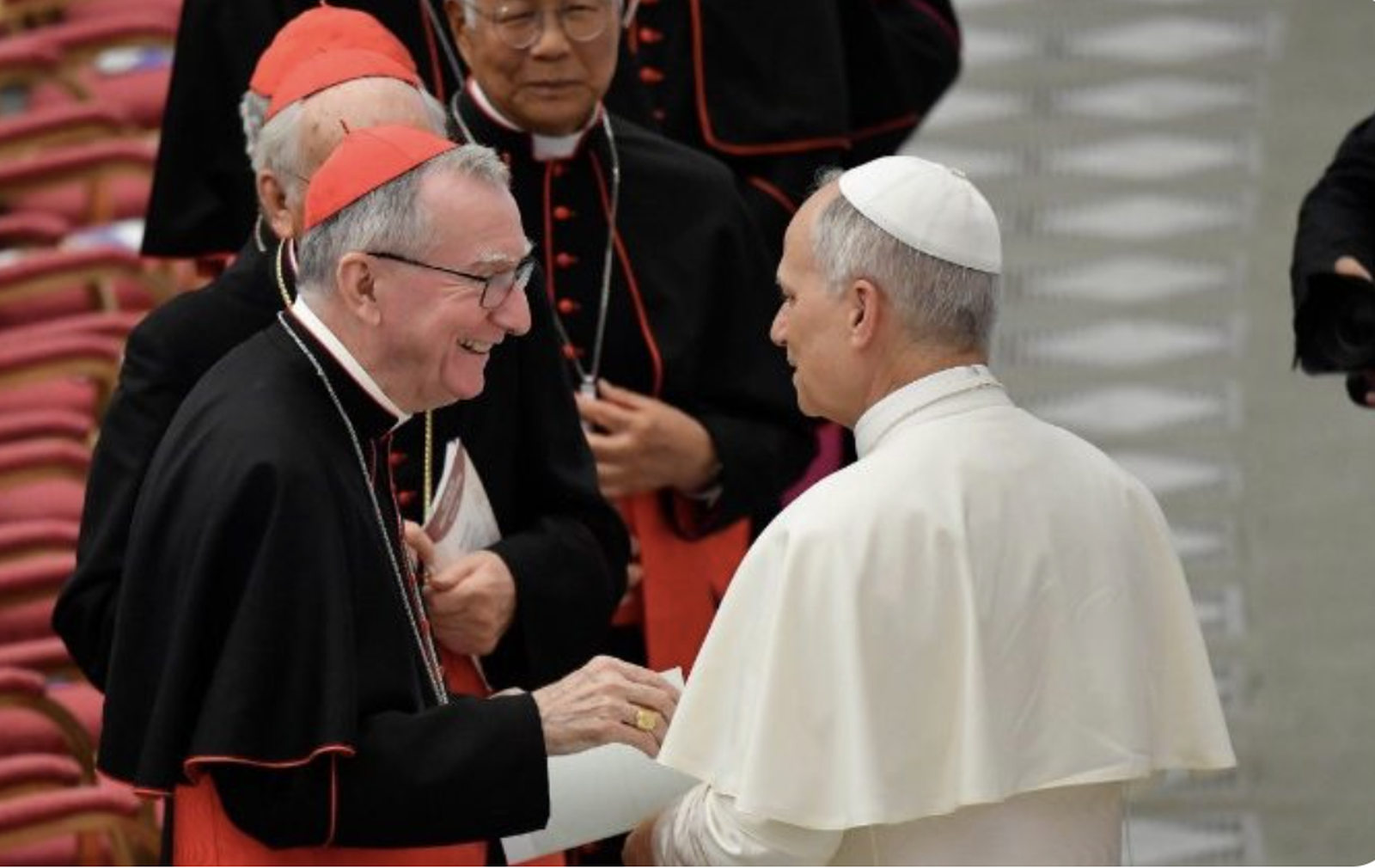 León XIV y Parolin