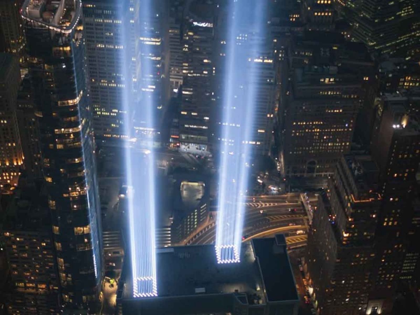 Tributo luminoso Torres gemelas