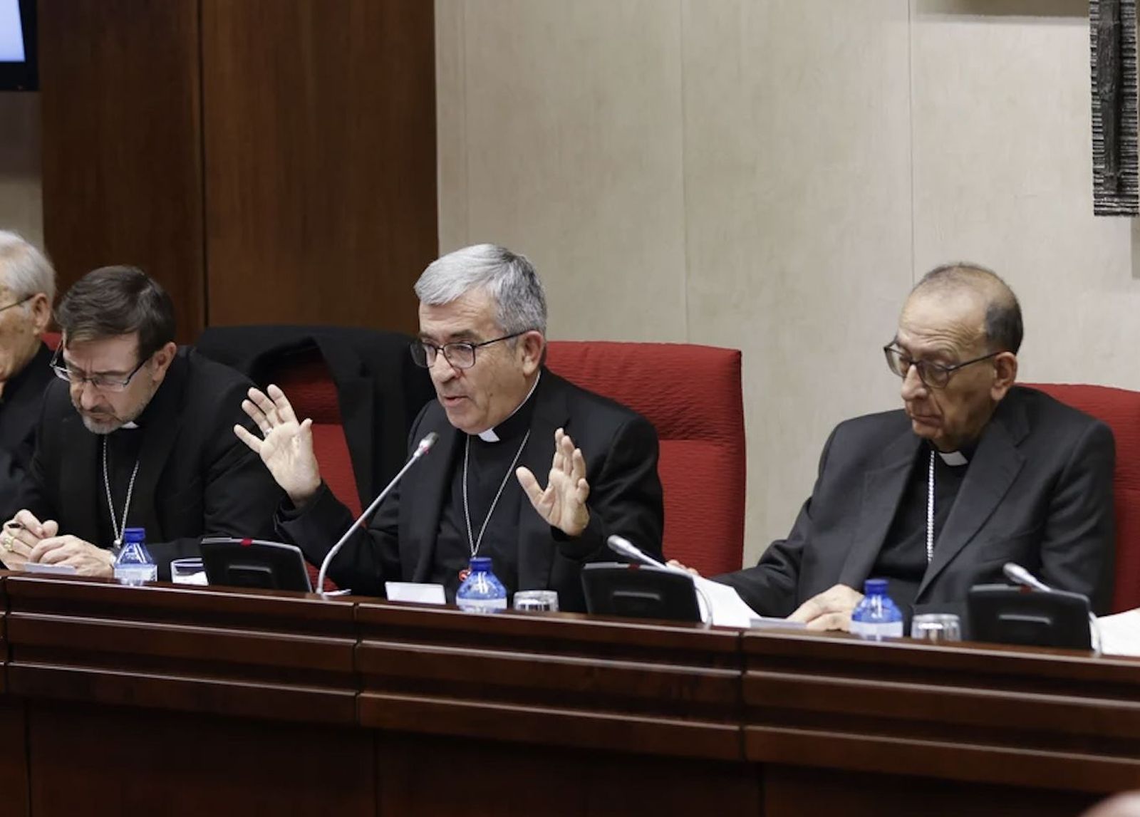 Argüello, durante su discurso en la Plenaria