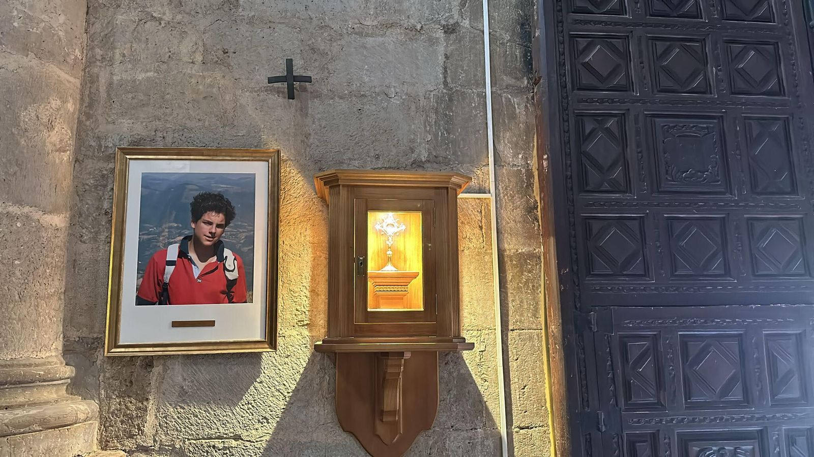 Reliquia del beato Carlo Acutis en la basílica de Daroca
