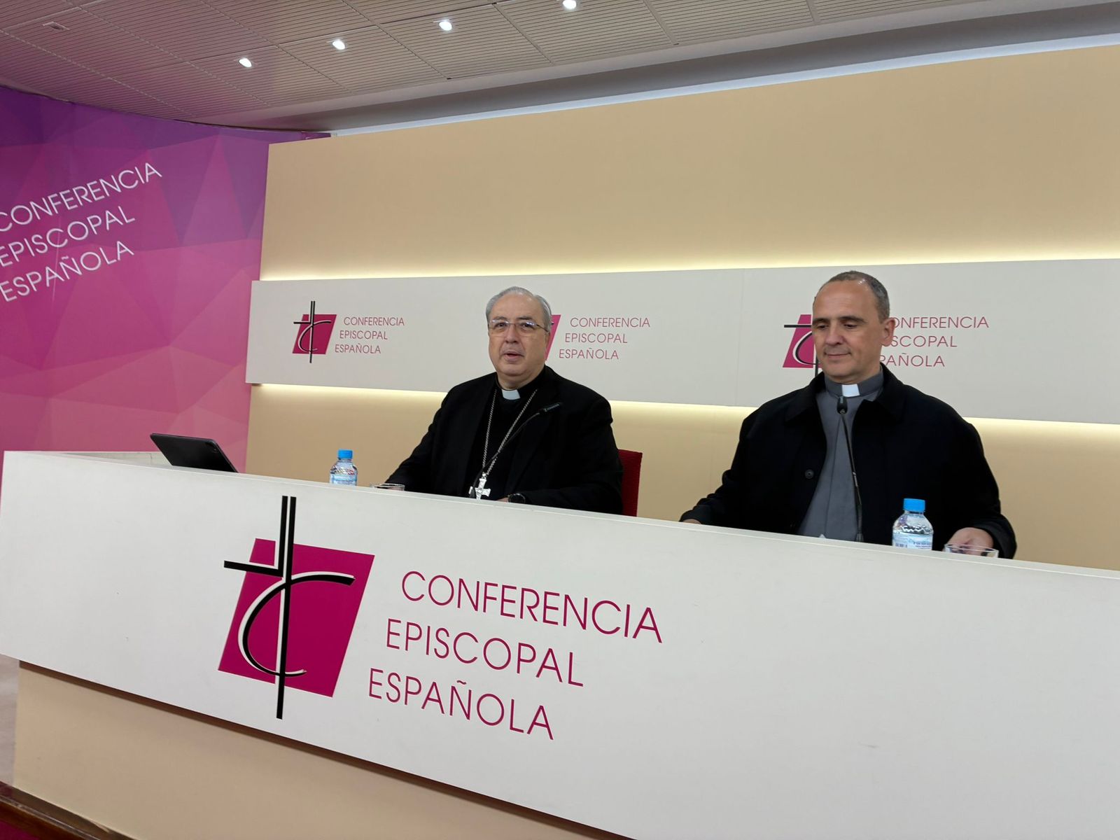 César García Magán, en la rueda de prensa