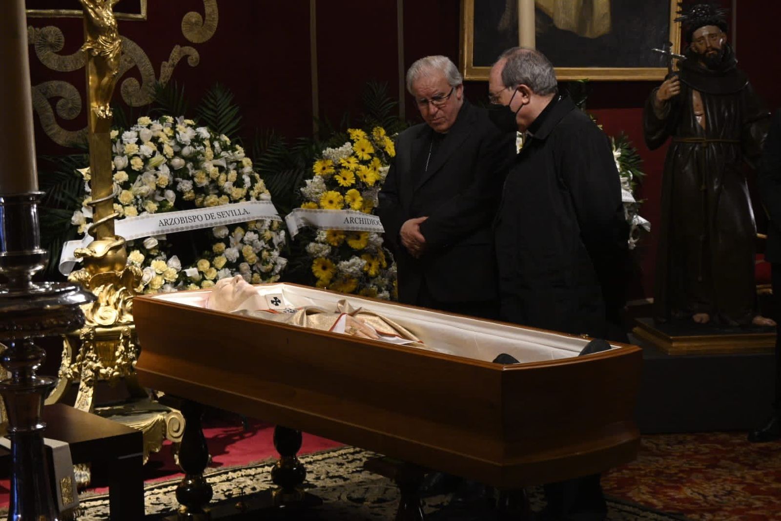 Asenjo y Saiz, junto al cardenal Amigo