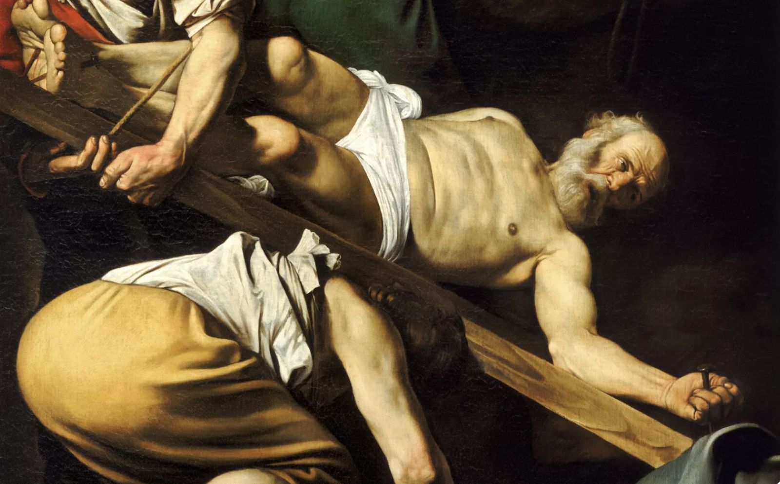 Crucifixión de San Pedro. Caravaggio.