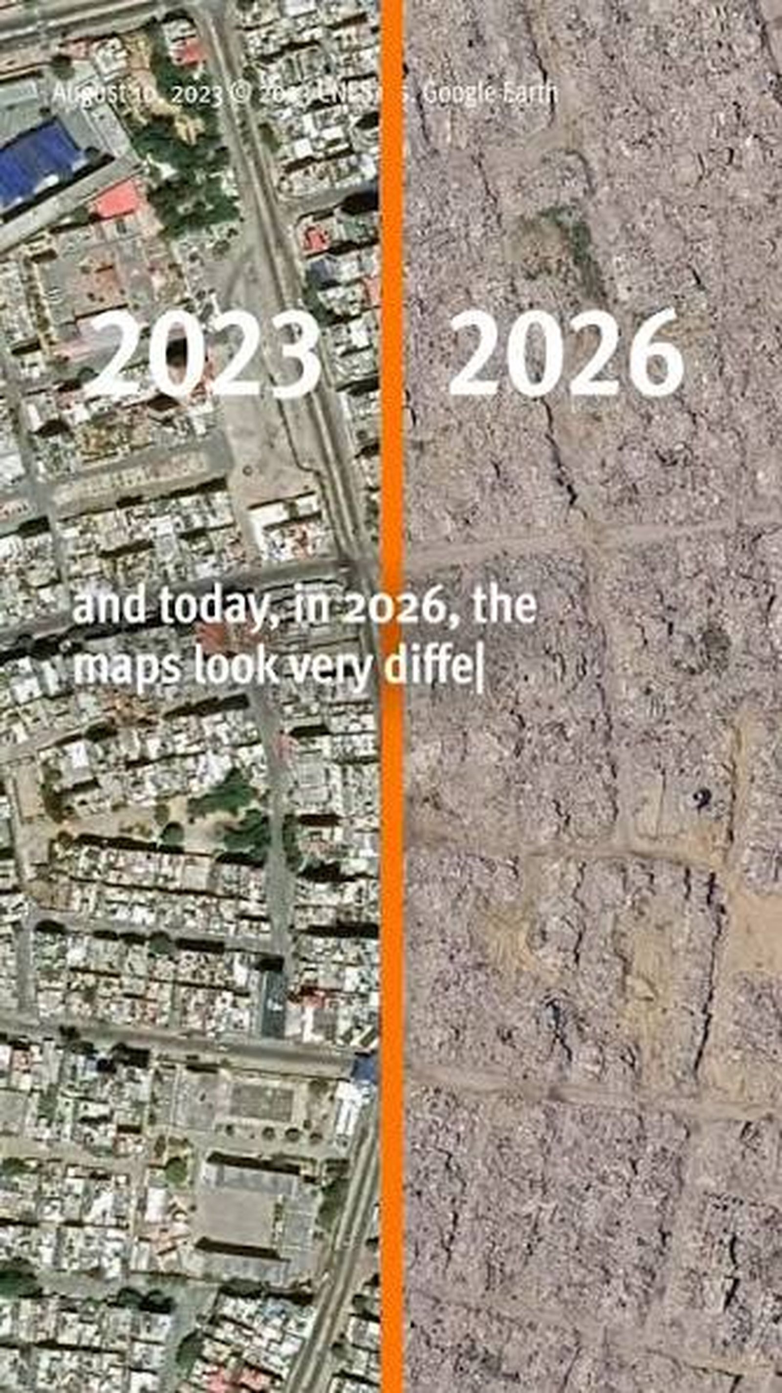 Gaza, antes y después