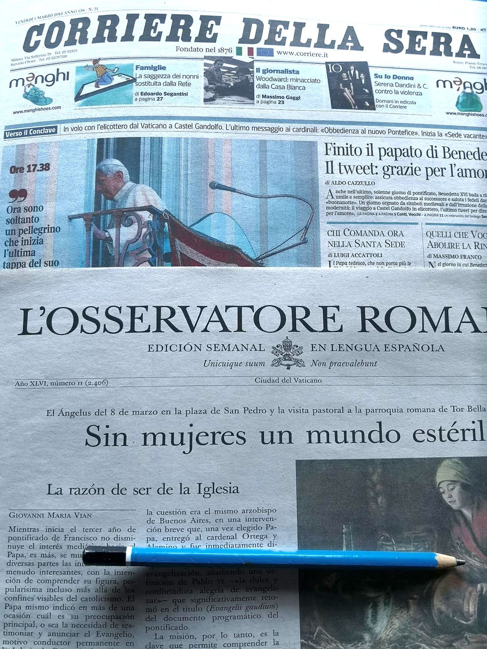 Corriere y Osservatore