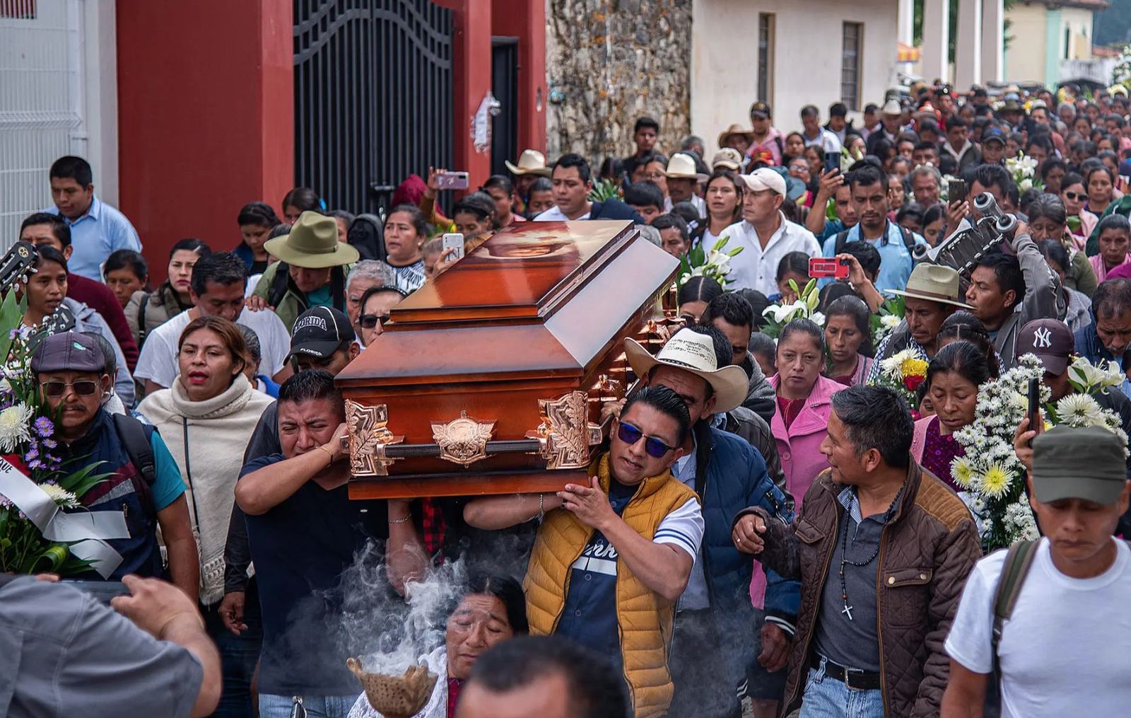 Entierro del activista Marcelo Pérez Pérez