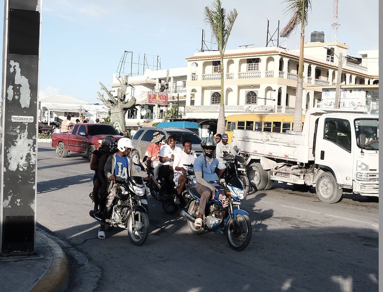 Una calle en la República Dominicana