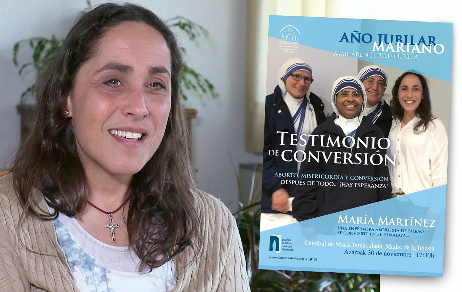 María Martínez: “Dios tiene muchas formas de hablar, y hoy puede ser la de ir a escuchar a María Martínez.”