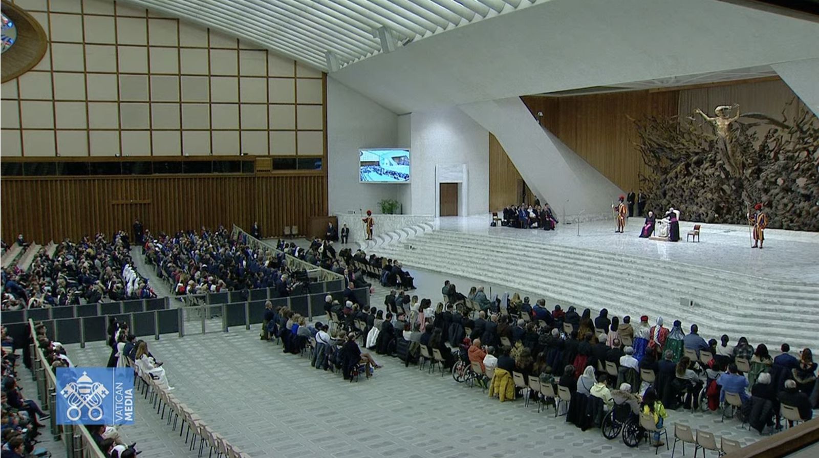 Vista del Aula Pablo VI