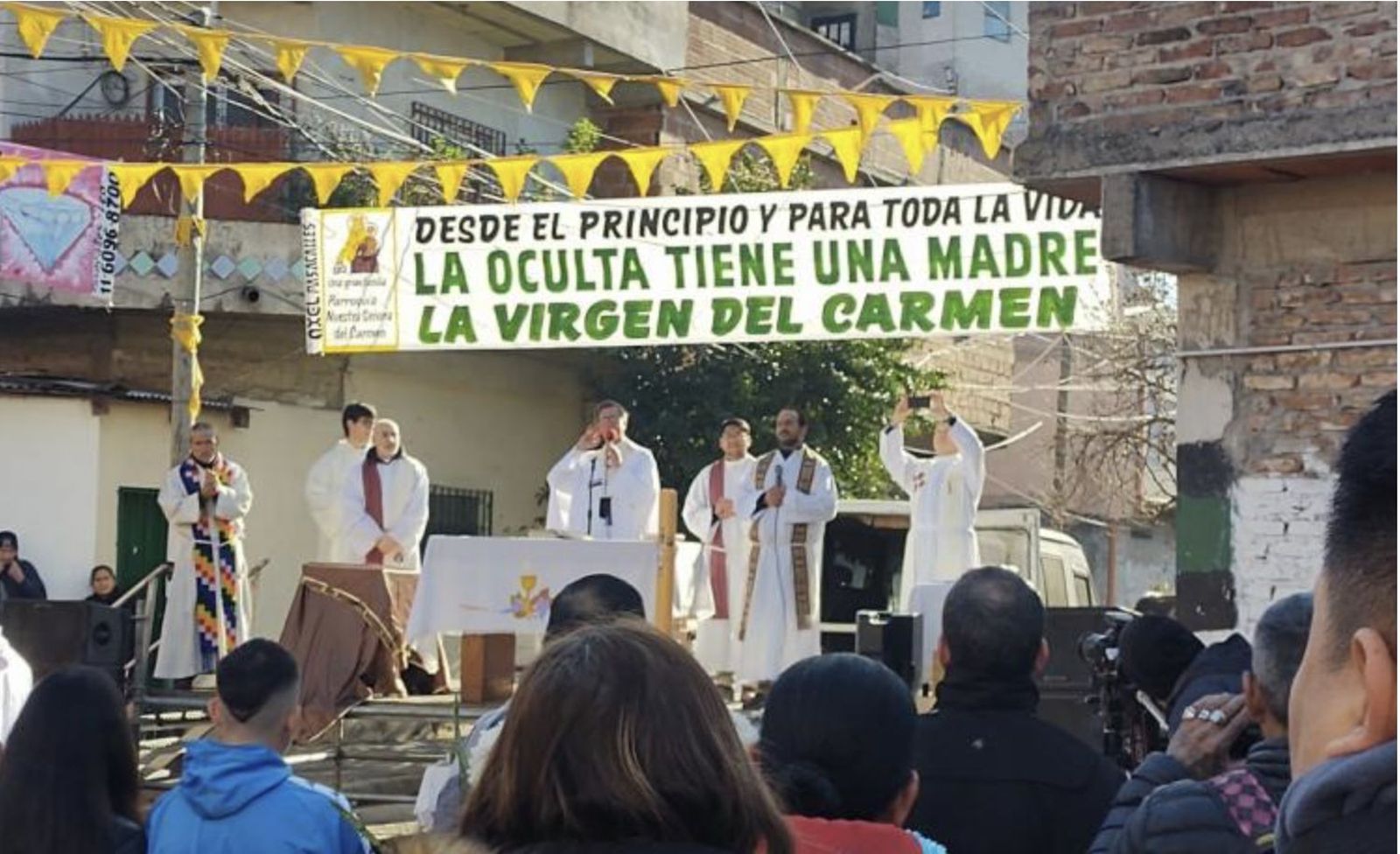 La primera misa del nuevo arzobispo de Buenos Aires