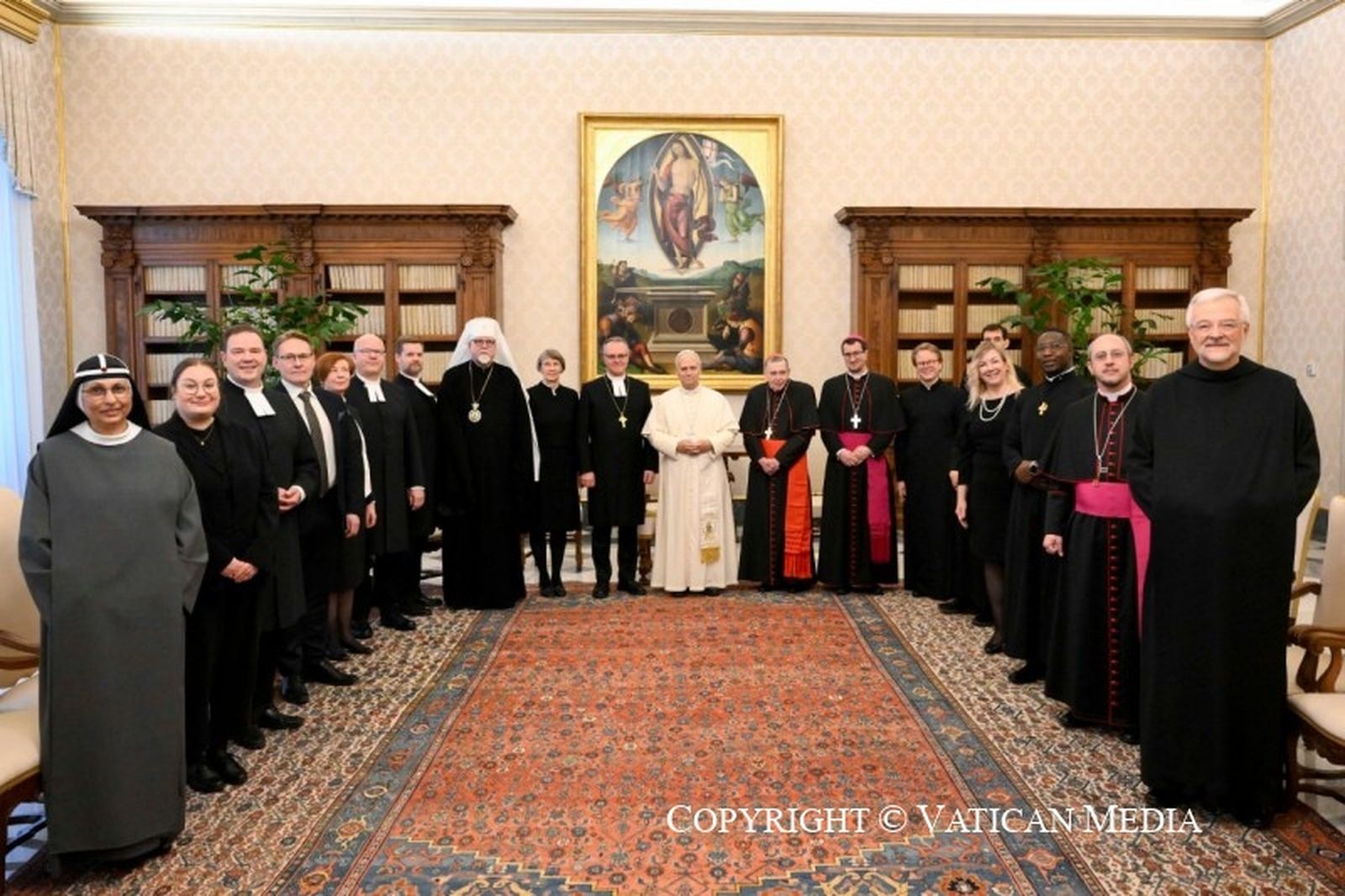 León XIV, con la Federación Luterana Mundial