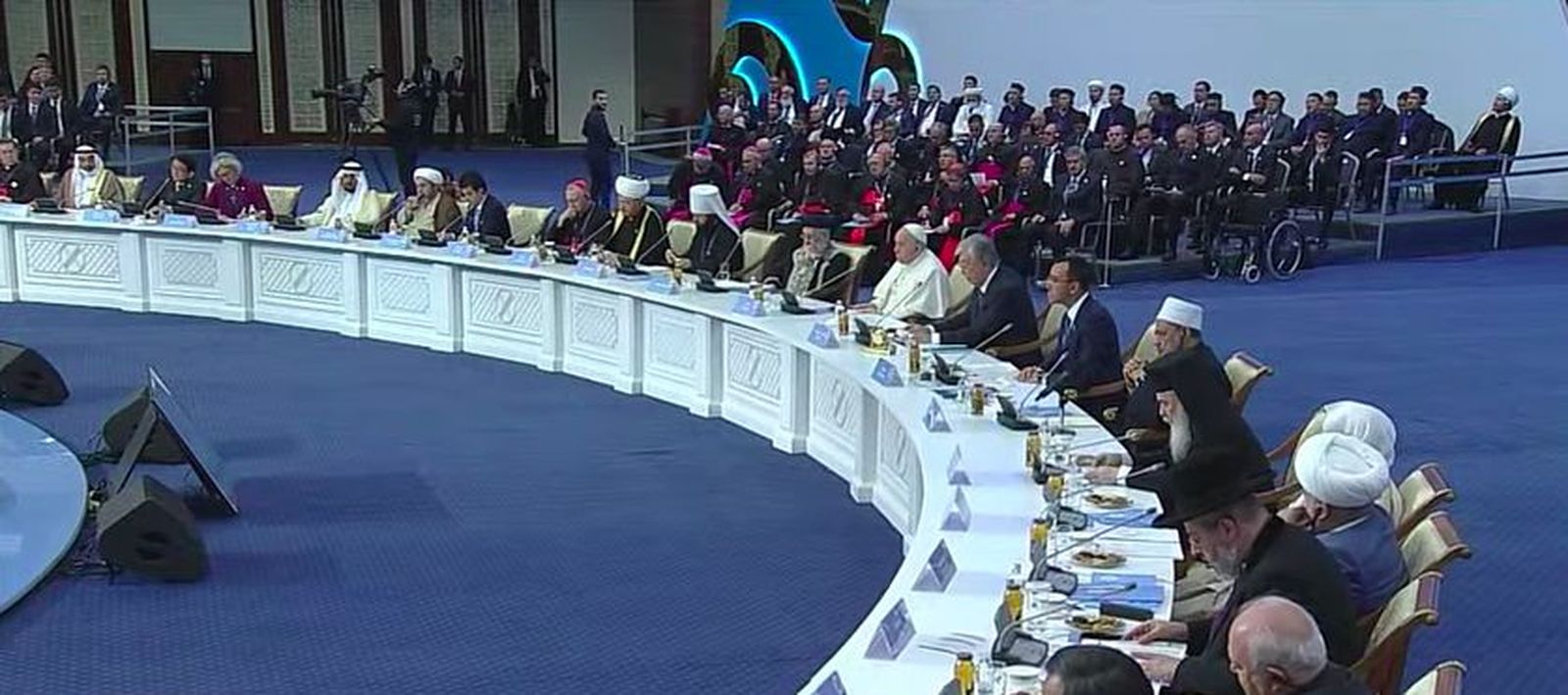 Inauguración del encuentro de líderes religiosos