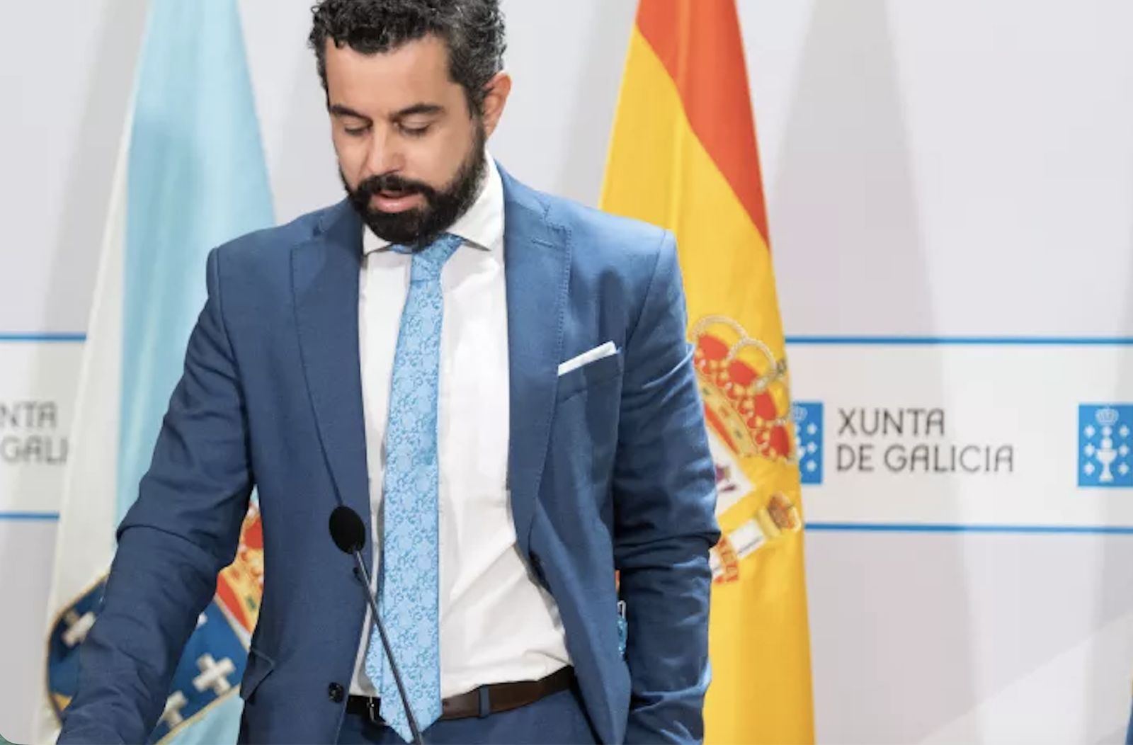 Gómez, en su etapa como director de comunicación