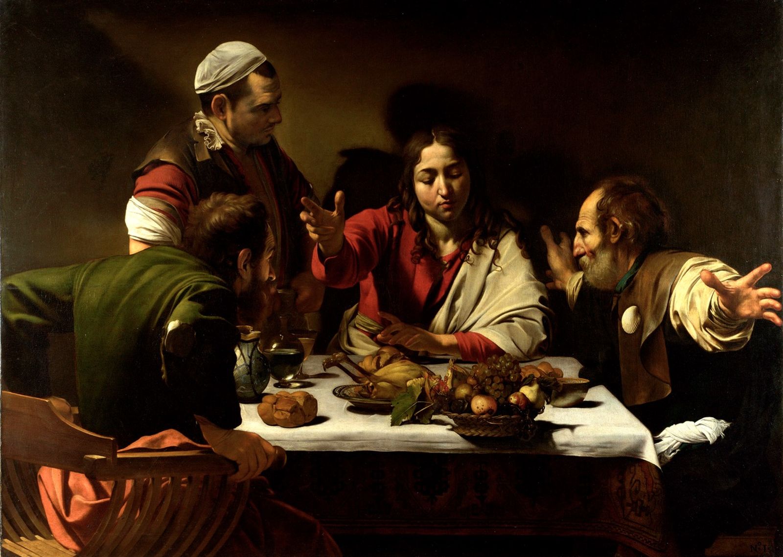 Cena de Emaús. Caravaggio