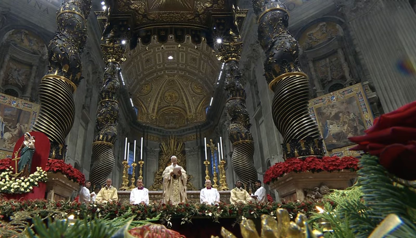 León XIV, en la misa de Navidad