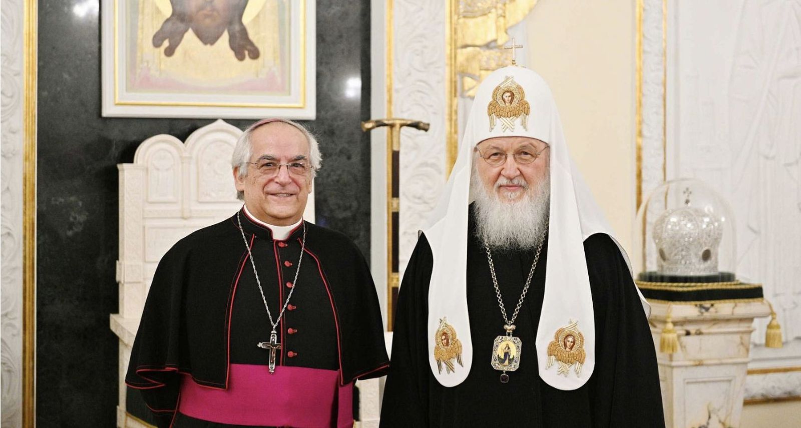 El nuncio en Moscú, Giovanni d’Aniello y el Patriarca Kirill