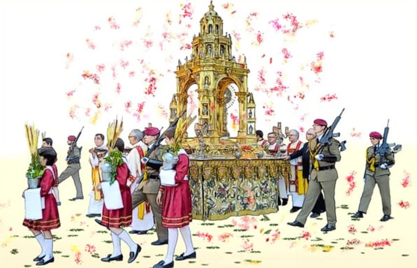 Festividad del Corpus. Valencia.