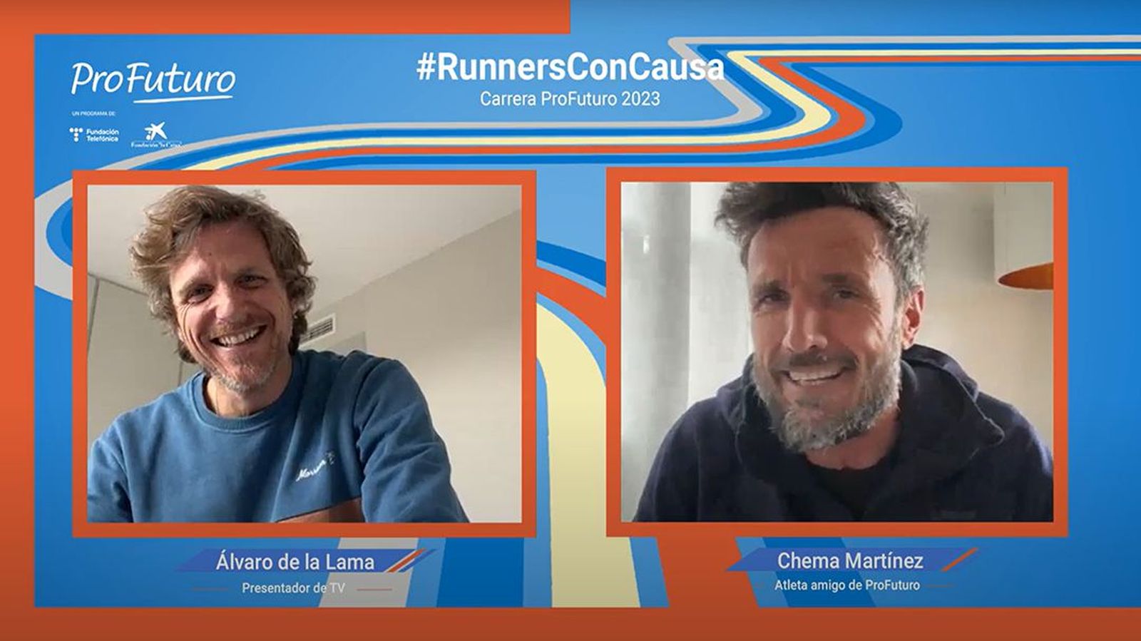 Chema Martínez y Álvaro de la Lama