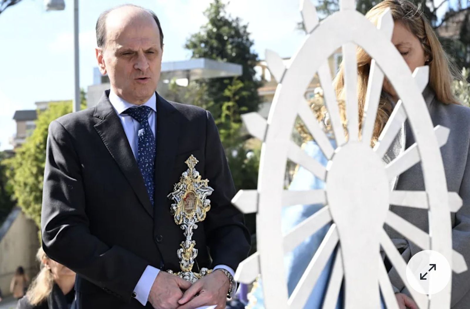 Embajador argentino en el Gemelli
