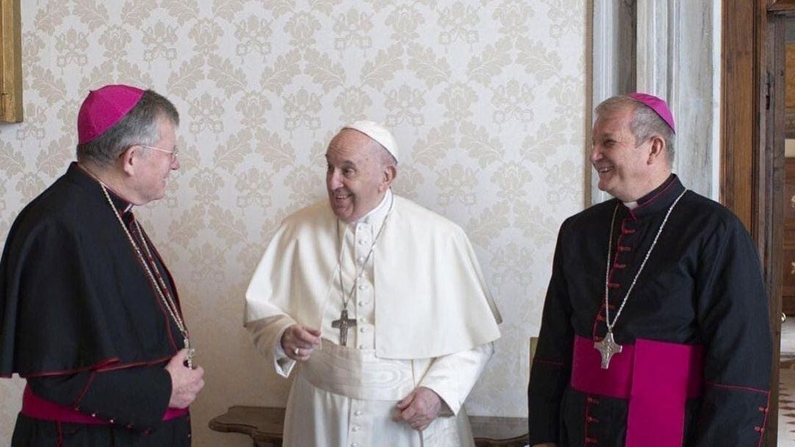 Papa Francisco con vicepresidentes de la CNBB