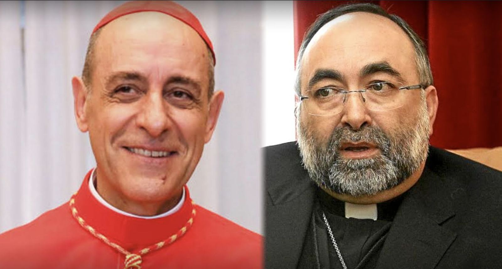 Cardenal Fernández y arzobispo Sanz