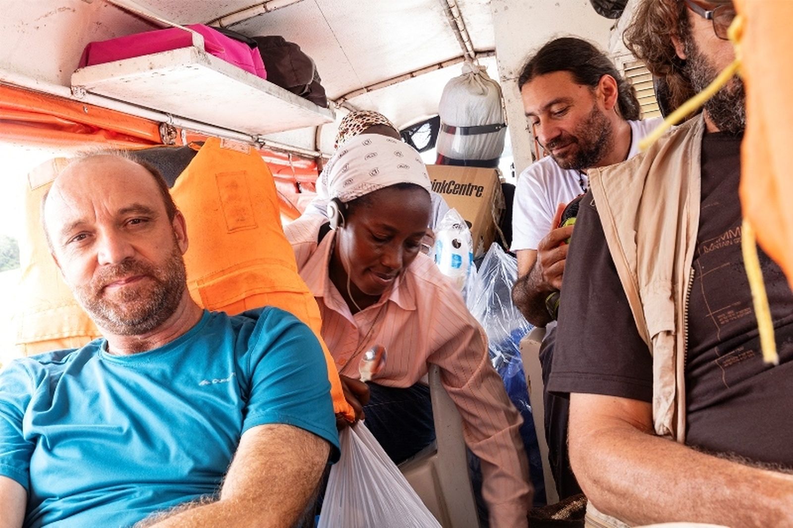 A bordo del "Ruah Sumak Kawsay"